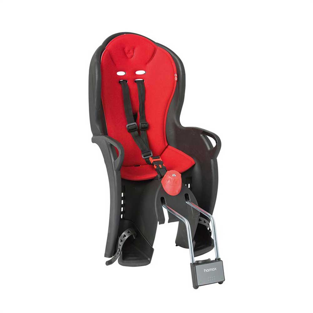 Hamax Kindersitz Sleepy Befestigung Rahmenrohr schwarz/rot
