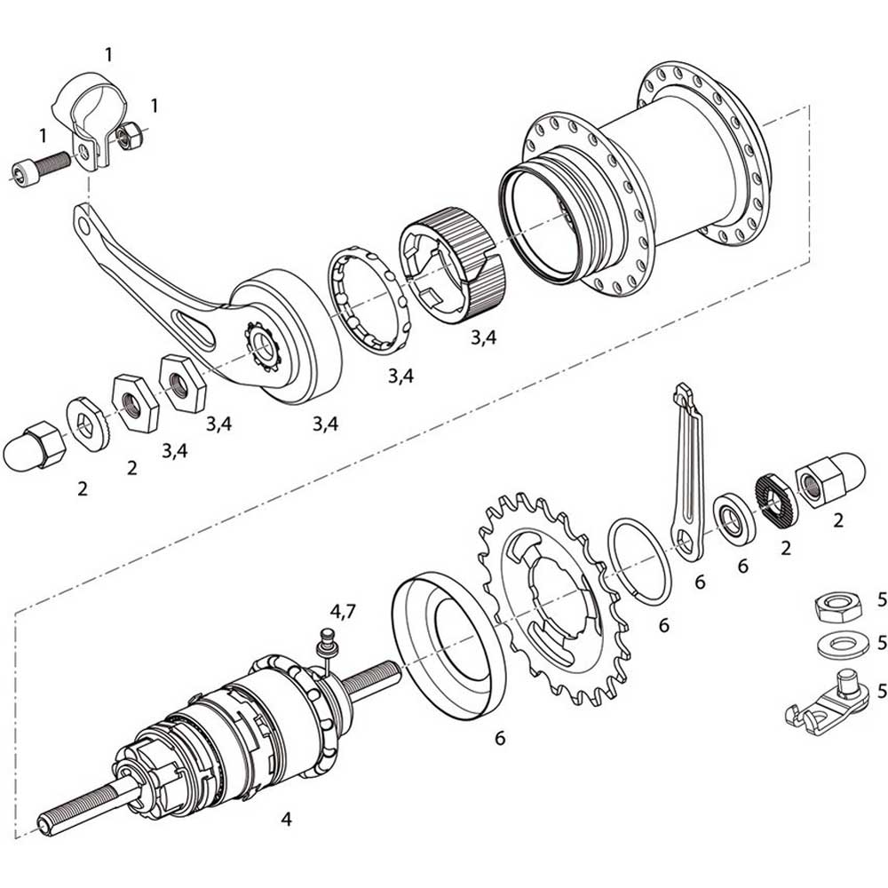 Sram BremshebelKit f. iMotion 3 f. Automatix